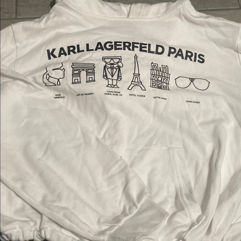 Karl Lagerfeld White Sweater